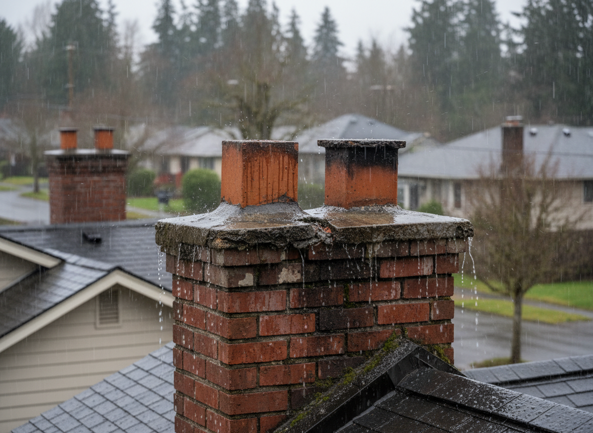 How Oregon Winter Rain Affects Chimney Flues in Milwaukie Homes