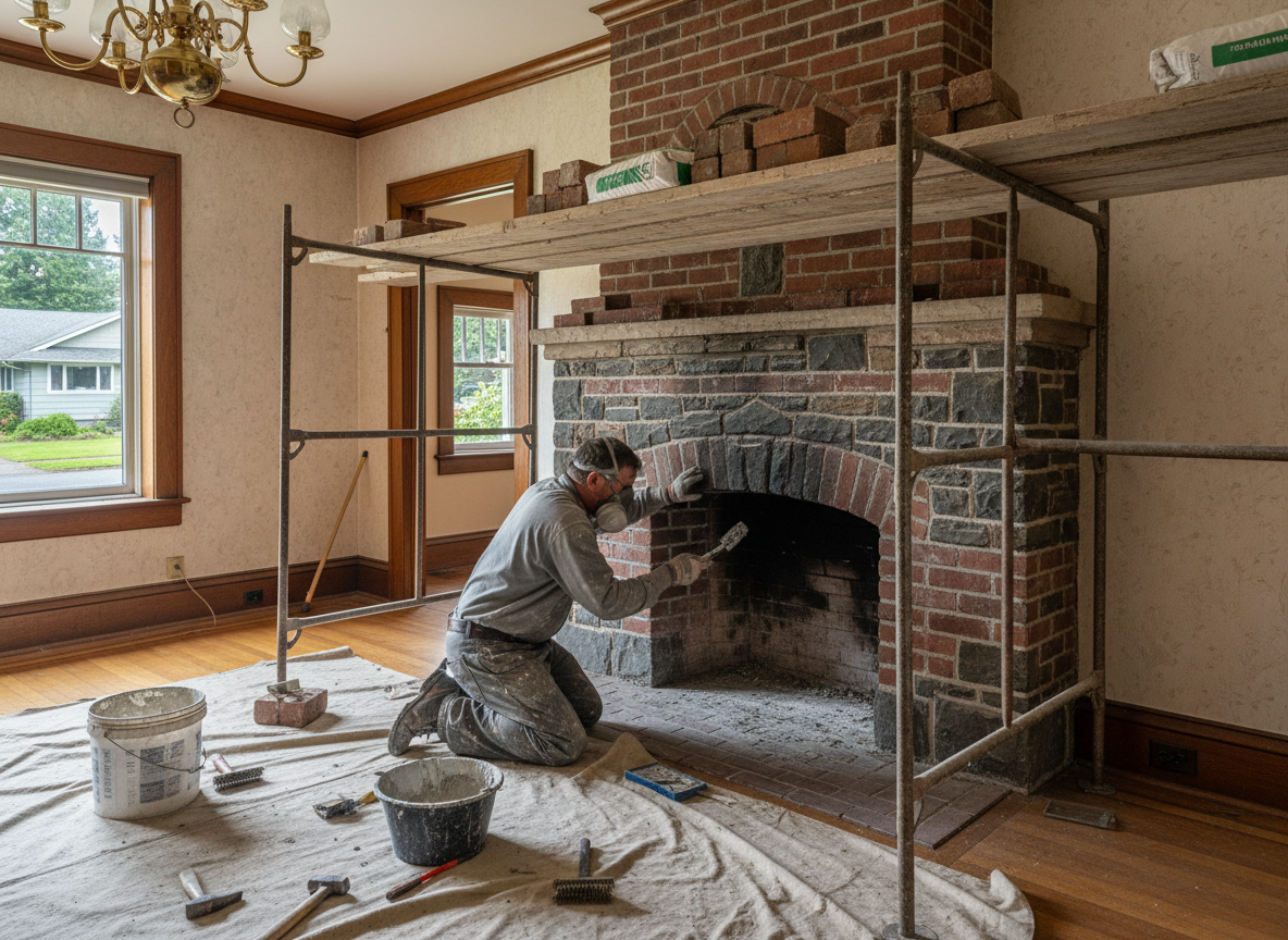 Fireplace Restoration in Milwaukie, OR